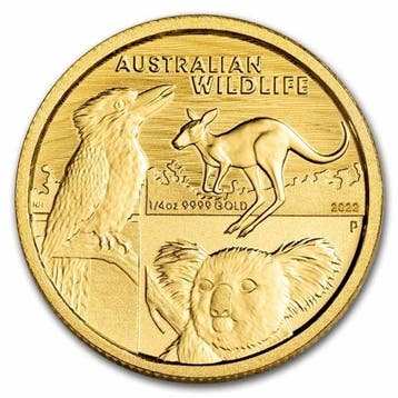 Australië. 25 Dollars 2022 1/4 oz $25 AUD Gold Australian
