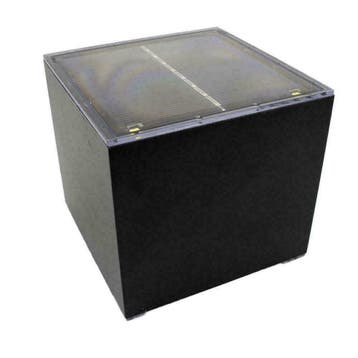 Solar LED wandlamp up downlight Emme - rechte afwerking, Zonne-energie, Verzenden, Minder dan 50 watt, Wandlamp