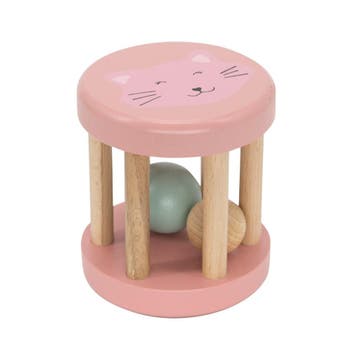 Trixie houten rammelaar baby roze - van €11,95 voor €5,97, Ophalen of Verzenden, Nieuw