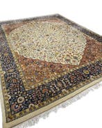 Groot XXXL Perzisch tapijt Tabriz 430x310 wollen vloerkleed, Groot perzisch tapijt wollen vloerkleed handgeknoopt iran tabriz