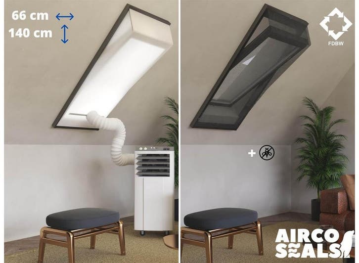Raamafdichtingskit Mobiele Airco - Met Hor – 66 x 140 cm, Witgoed en Apparatuur, Airco's, Nieuw, Verzenden