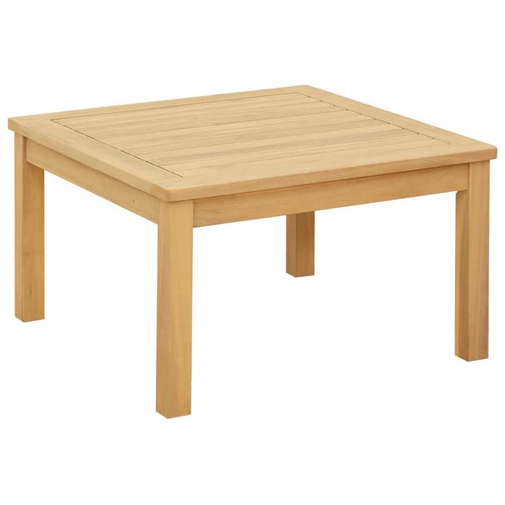 vidaXL Salontafel Licht acacia 60 x 60 x 36 cm Massief, Tuin en Terras, Tuintafels, Nieuw, Verzenden