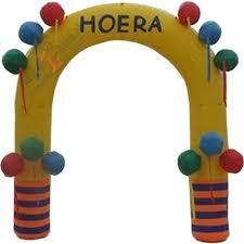 Hoera boog huren 2,7 meter – €30 per dag, Hobby en Vrije tijd, Feestartikelen | Verhuur, Ophalen, Nieuw, Verjaardag