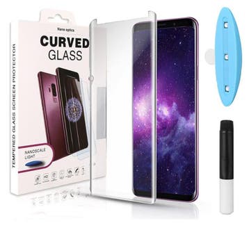 Galaxy S8 Plus UV Liquid Glue 3D Tempered Glass Protector, Ophalen of Verzenden, Nieuw