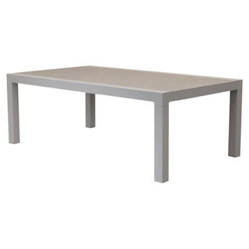 Vegas lounge tuintafel aluminium latte 120x70xH43 cm, Tuin en Terras, Tuintafels, Ophalen of Verzenden, Nieuw