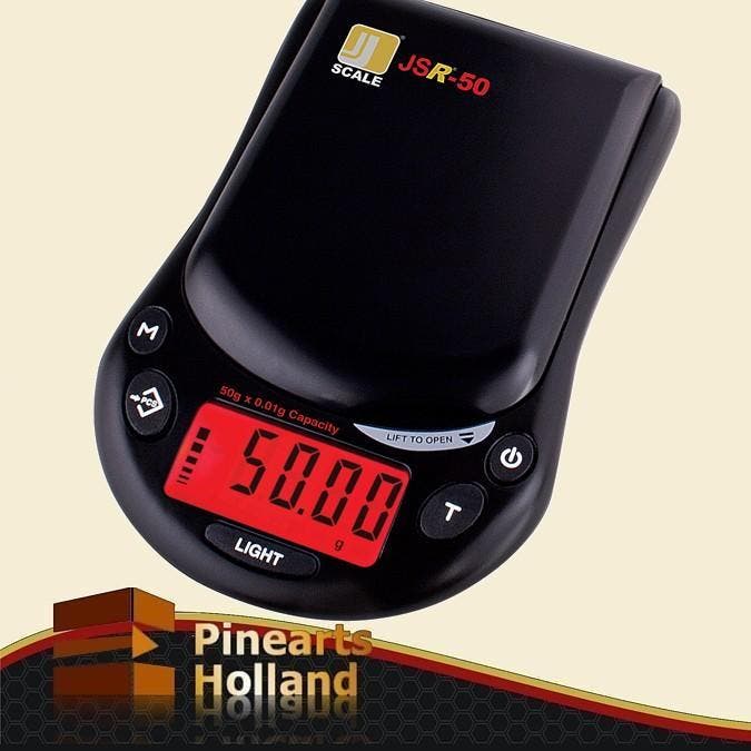 JScale JSR50 Pocket Balans - Zakweegschaal (50g x 0.01g), Doe-het-zelf en Verbouw, Weegschalen, Precisieweegschaal, Nieuw, Minder dan 50 kg