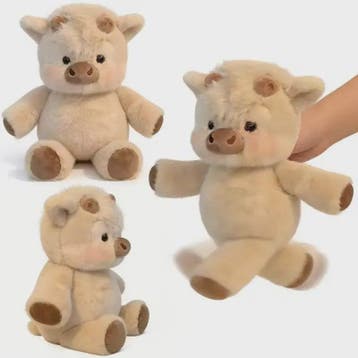Schattige Schotse Hooglander Pluche Koe - Zachte Knuffel voo, Verzenden, Nieuw