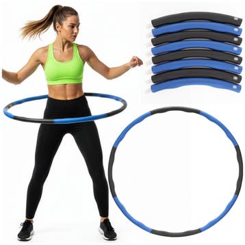 Hoelahoep - Hoepel - Fitness - Opvouwbaar - Cardiotraining, Sport en Fitness, Ophalen of Verzenden, Nieuw