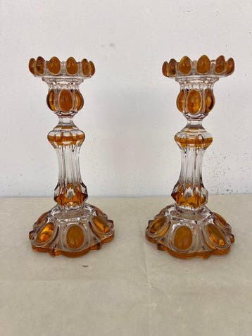 Baccarat - Kaarsenhouder Harcourt-model (2) - Kristal - Paar