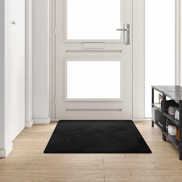 vidaXL Tapijt Loper Zwart 100 x 200 cm 100% Polypropylene, Huis en Inrichting, Verzenden, Nieuw, Zwart