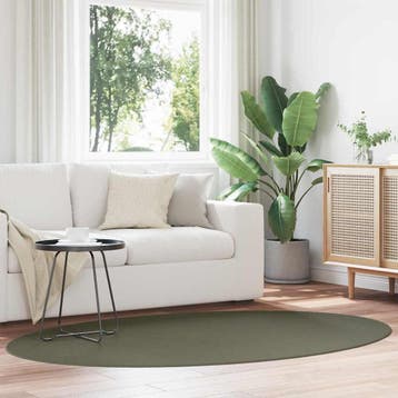 vidaXL Tapijt HUARTE Bosgroen 140 x 200 cm 100% Polyester, Verzenden, Nieuw