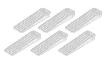 Set van 6 flexibele deurwiggen (16 cm, transparant, flexibe, Ophalen of Verzenden, Nieuw