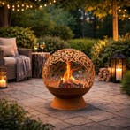 Kachel - Corten staal - Design vuurkorf lasercut