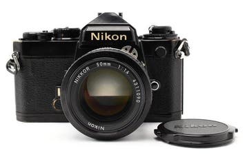 Nikon FE Black Film Camera Ai 1.4/50mm Single lens reflex, Nieuw