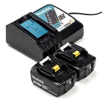 Startset: 2x Makita BL1830B / 18V LXT accus , origineel, Verzenden, Nieuw