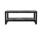 Salontafel Britt Zwart mangohout | 110x60 cm, Ophalen of Verzenden, Nieuw