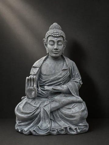 Beeld, 60 cm high Buddha statue - 60 cm - polyresin