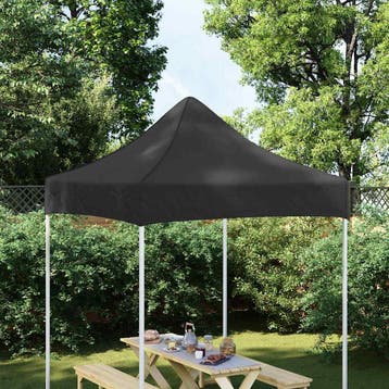 vidaXL Partytentdak 270 g/m² 2x2 m zwart, Verzenden, Nieuw, Partytent