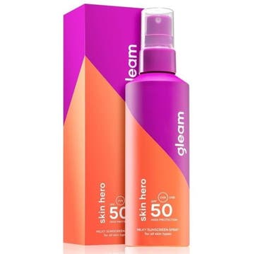 Gleam Milky Sunscreen Spray SPF 50 & Aftersun - 2x200ml, Sieraden, Tassen en Uiterlijk, Uiterlijk | Gezichtsverzorging, Ophalen of Verzenden