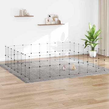 vidaXL Huisdierenkooi met deur 60 panelen 280x245x70 cm, Verzenden, Nieuw