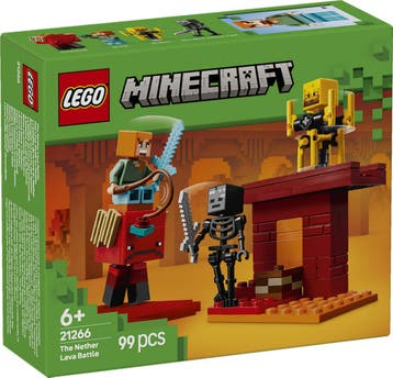 LEGO Minecraft bouwset De Lavastrij van €9,99 voor €6,99, Ophalen of Verzenden, Nieuw