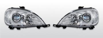 Koplampen | Mercedes M-Klasse W163 1998-2001 | chroom, Verzenden, Nieuw, Mercedes-Benz