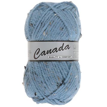 Lammy Yarns Canada Tweed - 462 Oudblauw - Wol-Acrylgaren, Ophalen of Verzenden, Nieuw