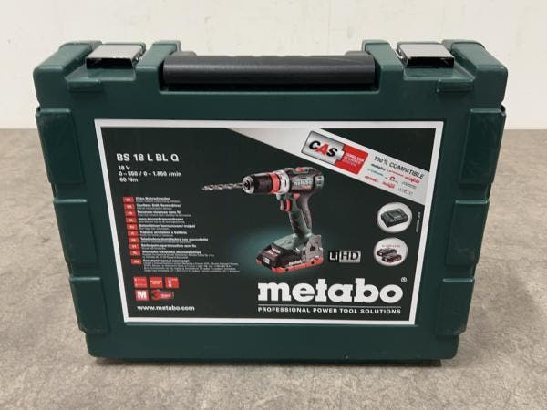 Veiling - Metabo accu schroefboormachine BS18LBLQ, Doe-het-zelf en Verbouw, Gereedschap | Boormachines