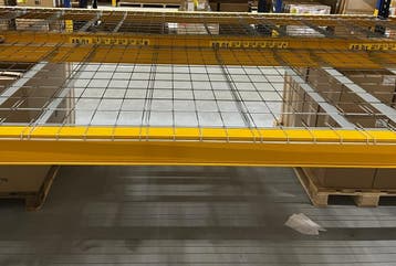 Draadrooster mesh deck 1180x1100mm - 254kg, gebruikt, Ophalen of Verzenden