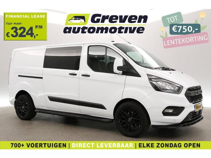 Ford Transit Custom 2.0 TDCI L2H1 Limited | MARGE | 2800KG, Auto's, Bestelauto's, Handgeschakeld, Diesel, Wit, Ford