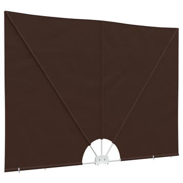 vidaXL Balkon Privacy Scherm 200 x 400 cm Polyester, Verzenden, Nieuw