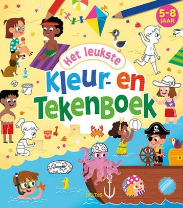 Het leukste kleur- en tekenboek 5-8 j. 9789044760132, Boeken, Verzenden, Gelezen, Susannah Bailey