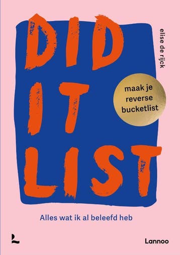 Did It List | Elise Rijck | Nieuw, Ophalen of Verzenden, Nieuw, Elise Rijck