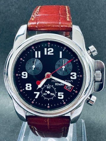 Hamilton - Khaki - Zonder minimumprijs - 6313 - Heren -, Nieuw