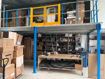 Tussenvloer 80m2 entresol opslag stelling opbergmogelijkheid, Zakelijke goederen, Ophalen of Verzenden