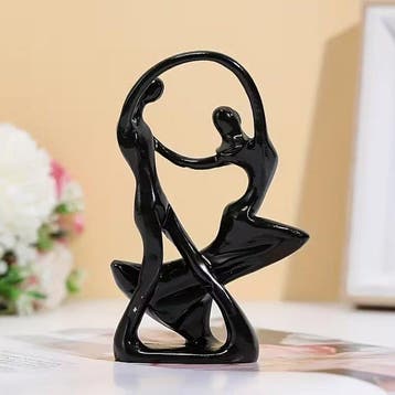 sculptuur, 1pc Dancing Couple Ornament, Resin Statue
