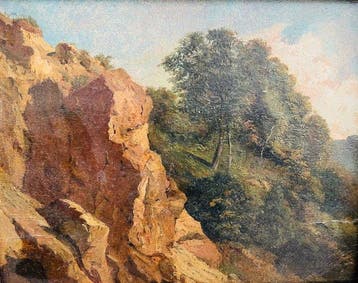 Carl Rottmann (1797-1850), Toegeschreven aan - Stillleben, Antiek en Kunst, Kunst | Schilderijen | Klassiek