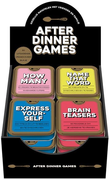 Display After Dinner Games- 4T X 3 Ex. |  | Nieuw, Ophalen of Verzenden, Nieuw