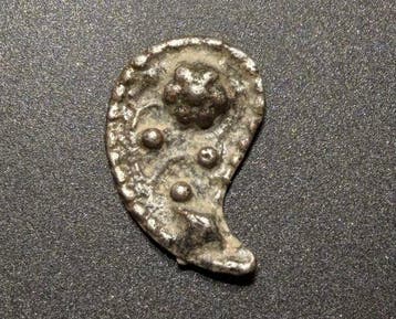 Oud-Romeins Zilver Prachtige, elegante decoratieve vleugel