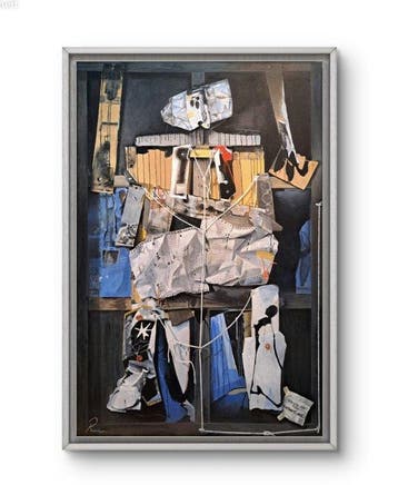 Riera - Assemblatge: Homenatge Antoni Clavé., Antiek en Kunst, Kunst | Schilderijen | Modern