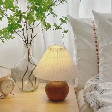 Nordic PlissÃ© Tafellamp met USB & Sfeerverlichting - Sfeerv, Verzenden, Nieuw