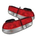 DEPO Achterlicht JDM Style Rood Glas Honda Civic, Auto-onderdelen, Ophalen of Verzenden, Nieuw, Honda