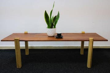 Stojanovi Shaker-Stil - Salontafel - Mahonie, Esdoorn