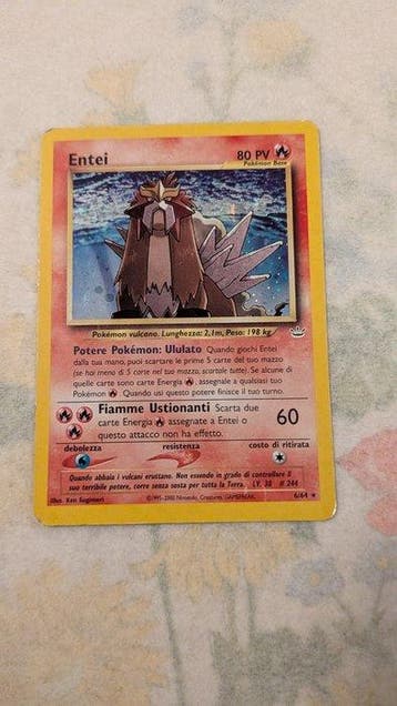Pokémon - 1 Card - Entei 6/64 Foil, Nieuw