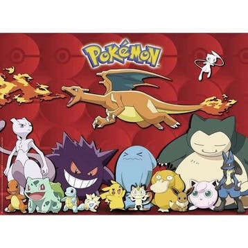 Puzzel 100 XXL stukjes: Mijn favoriete Pokémon go Unique..., Verzenden, Nieuw