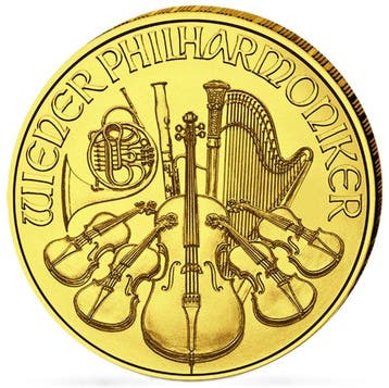 1 Troy Ounce - Goud .999 - Goldmünze Wiener Philharmoniker
