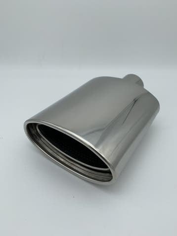Uitlaat sierstuk ovaal RVS 155X80mm, Ophalen of Verzenden, Nieuw