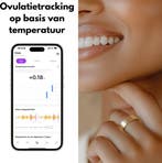 2dekans | Focus® S2 Smart Ring - Goud - Maat 8 - AI Coach -, Ophalen of Verzenden, Zo goed als nieuw