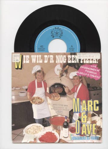 Marc & Dave – Wie Wil Dr Nog Een Pizza? / Copacaban Bij Nac, Ophalen of Verzenden, Nieuw in verpakking