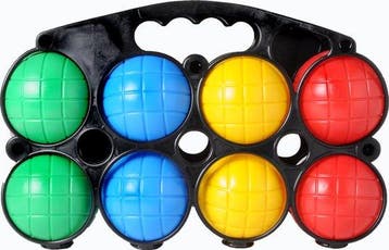 Jeu de boules set 8 plastic ballen - voor kinderen, Verzenden, Nieuw